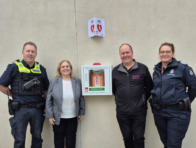 Defibrillator donations for the heart of the community
