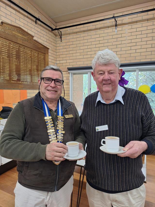 Old mates, new laughs at Olinda Probus