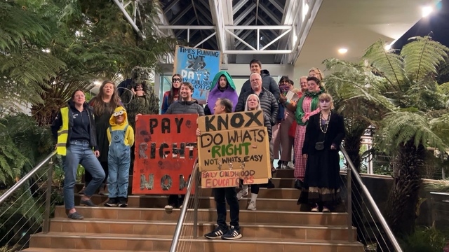 Early childhood workers stand up for better pay