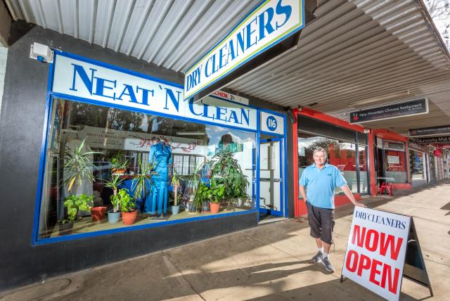 Getting back on track at Monbulk Drycleaners