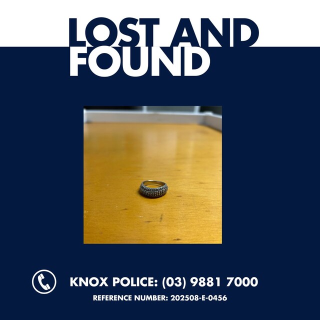 Ring found on Boronia Road
