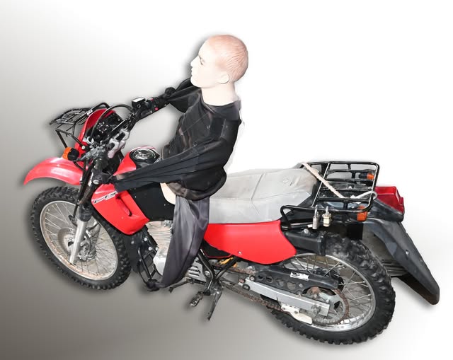 Police seek owners of mannequin on a bike