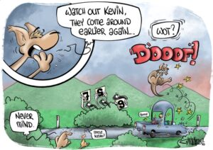 CARTOON: Earlier traffic