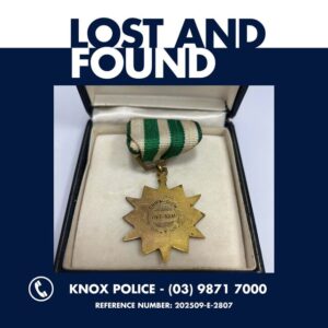 Vietnam war medal found – owner sought