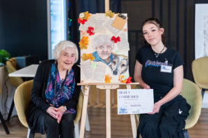 Student artists connect with local aged care residents
