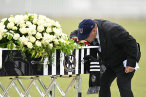 ‘Well played, son’: tears as teen cricketer farewelled