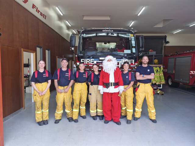 Santa is coming to Emerald