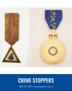 Medals stolen in Wantirna South