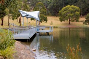 Limited access to Quarry Lake due to poor water quality