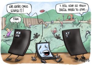 Cartoon: Social media ban